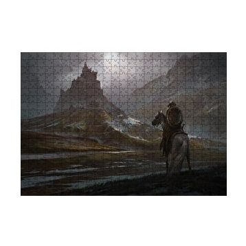 Cakapuzzle Yorgun Savaşçının Kaleye Dönüşü 120 Parça Ahşap Puzzle
