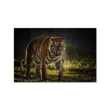 Cakapuzzle Yorkshire Vahşi Yaşam Parkı Kaplan Vladimir 120 Parça Ahşap Puzzle
