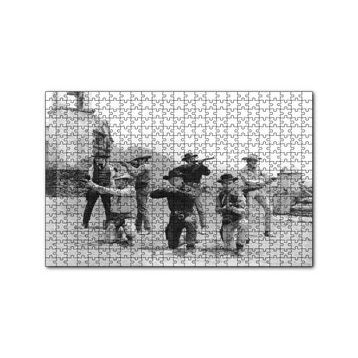 Cakapuzzle Yul Brynner Muhteşem Yedili 120 Parça Ahşap Puzzle