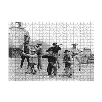 Cakapuzzle Yul Brynner Muhteşem Yedili 120 Parça Ahşap Puzzle