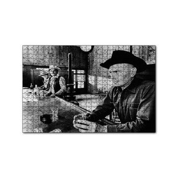 Cakapuzzle Yul Brynner Western Barı 120 Parça Ahşap Puzzle