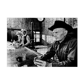 Cakapuzzle Yul Brynner Western Barı 120 Parça Ahşap Puzzle