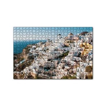 Cakapuzzle Yunanistan Santorini Yamaç Evleri 120 Parça Ahşap Puzzle