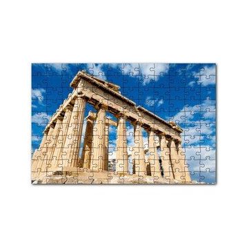 Cakapuzzle Yunanistan Tapınak Harabeleri ve Bulutlar 120 Parça Ahşap Puzzle