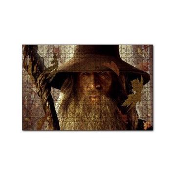 Cakapuzzle Yüzüklerin Efendisi Gandalf Yakın Plan 120 Parça Ahşap Puzzle