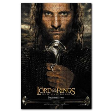 Cakapuzzle Yüzüklerin Efendisi Kralın Dönüşü Aragorn Ahşap 500 Parça Puzzle
