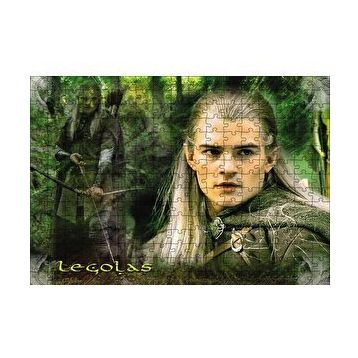 Cakapuzzle Yüzüklerin Efendisi Legolas Orlando Bloom 120 Parça Ahşap Puzzle