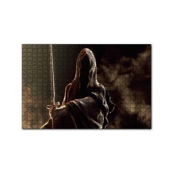 Cakapuzzle Yüzüklerin Efendisi Nazgul Yakın Plan 120 Parça Ahşap Puzzle
