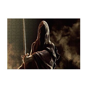 Cakapuzzle Yüzüklerin Efendisi Nazgul Yakın Plan 120 Parça Ahşap Puzzle