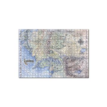 Cakapuzzle Yüzüklerin Efendisi Ortadünya Haritası 255 Parça Puzzle