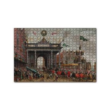 Cakapuzzle Zafer Takı ve Kralın Şehre Girişi 120 Parça Ahşap Puzzle