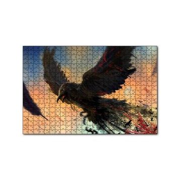 Cakapuzzle Zincirlerinden Kurtulan Karga 120 Parça Ahşap Puzzle