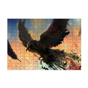 Cakapuzzle Zincirlerinden Kurtulan Karga 120 Parça Ahşap Puzzle