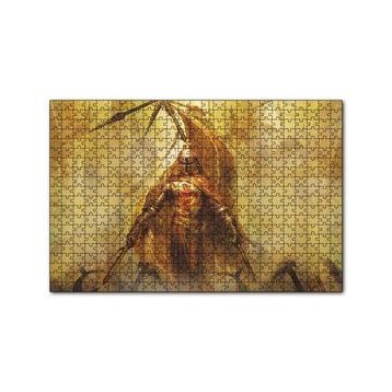 Cakapuzzle Zırhlı Haçlı Şövalyesi ve Savaş Sancakları 120 Parça Ahşap Puzzle