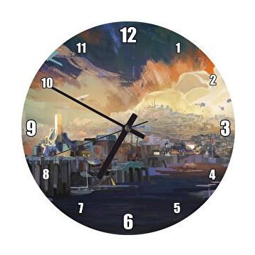 Cakasaat 5000219484 Disco Elysium Sanat Eseri Aleksander Rostov Oyun Sanat Görseli Duvar Saati
