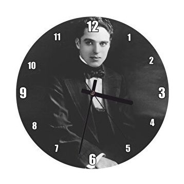 Cakasaat Aktör Charlie Chaplin Duvar Saati