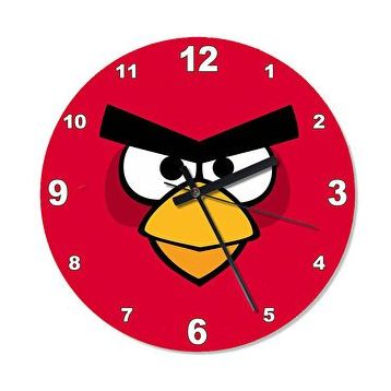 Cakasaat Angry Birds Desenli Duvar Saati