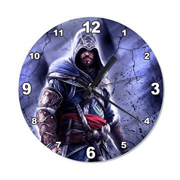 Cakasaat Assassins Creed Desenli Duvar Saati