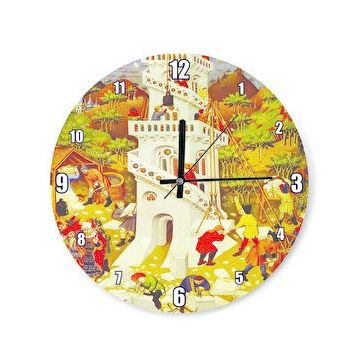 Cakasaat Babil Kulesi Duvar Saati