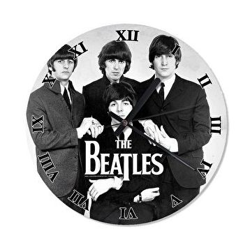 Cakasaat Beatles Grubu Tasarım Duvar Saati
