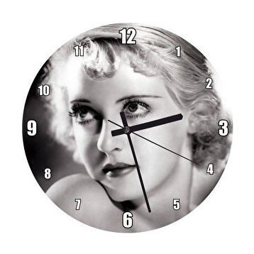 Cakasaat Bette Davis Hollywood Aktris Duvar Saati