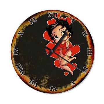 Cakasaat Betty Boop Mutafak Tipi Duvar Saati