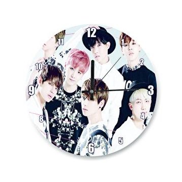 Cakasaat Bts Kore Pop For You Albüm Kapağı Duvar Saati
