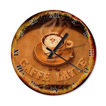 Cakasaat Caffe Latte Tasarım Duvar Saati
