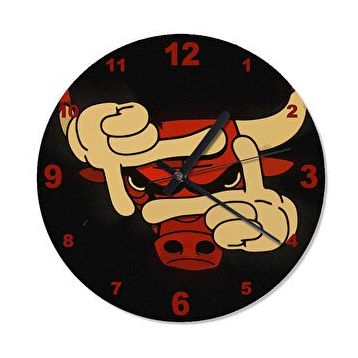 Cakasaat Chicago Bulls Analog Duvar Saati