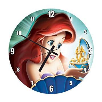 Cakasaat Disney Denizkızı Ve Müzik Kutusu Duvar Saati
