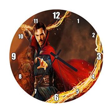 Cakasaat Doktor Strange Ve Alev Kırbacı Duvar Saati