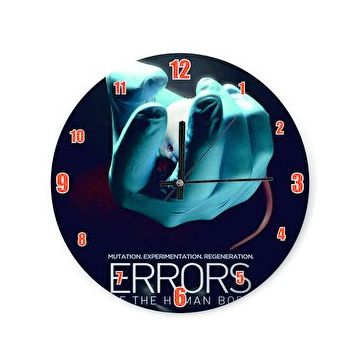 Cakasaat Errors Of The Human Body 2012 Duvar Saati