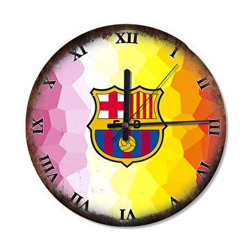 Cakasaat Fc Barcelona Arması Analog Duvar Saati