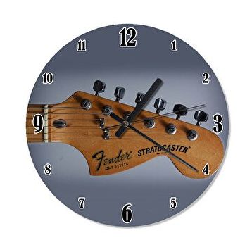 Cakasaat Fender Gitar Tasarım Duvar Saati