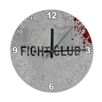 Cakasaat Fight Club Dekoratif Duvar Saati