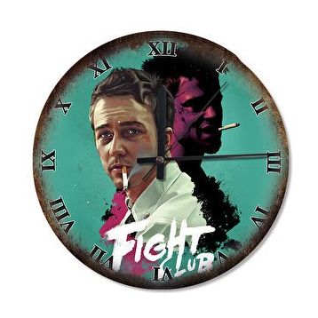 Cakasaat Fight Club Desenli Duvar Saati