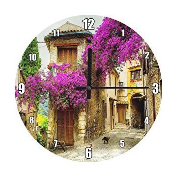 Cakasaat Fransa Provence Eski Binalar Görseli Duvar Saati