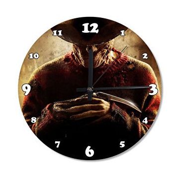 Cakasaat Freddy Krueger Elm Sokağı Şekilli Duvar Saati