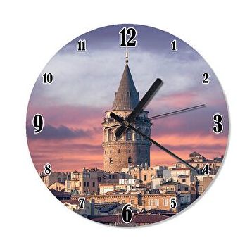 Cakasaat Galata Kulesi Şekilli Duvar Saati