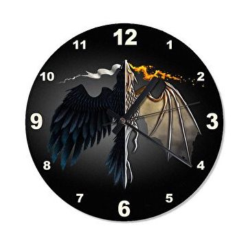 Cakasaat Game Of Thrones Ejderha Tasarım Duvar Saati