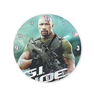 Cakasaat Gi Joe The Rock Duvar Saati