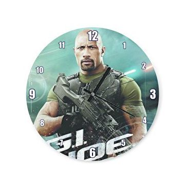 Cakasaat Gi Joe The Rock Duvar Saati