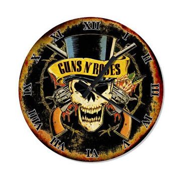 Cakasaat Guns N Roses Analog Duvar Saati