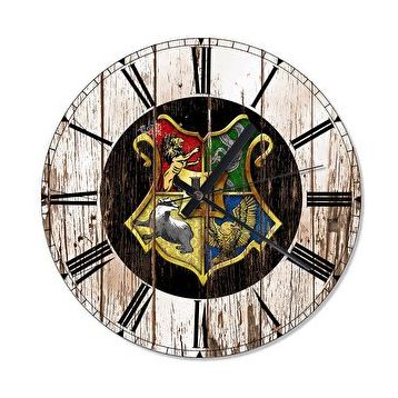 Cakasaat Harry Potter Arma Baskılı Duvar Saati