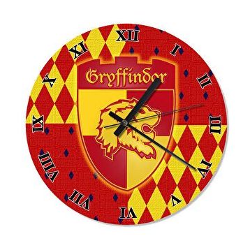 Cakasaat Harry Potter Gryfindor Akarlı Duvar Saati