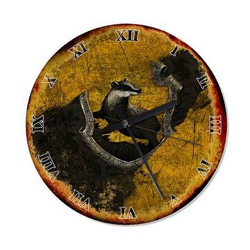 Cakasaat Hufflepuff Harry Potter Duvar Saati