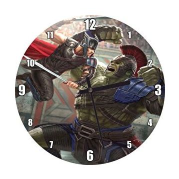 Cakasaat Hulk Ve Thor Gladyatör Savaşı Duvar Saati