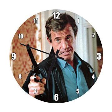 Cakasaat Jean Paul Belmondo Silahlı Duvar Saati