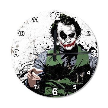 Cakasaat Joker Ahşap Duvar Saati
