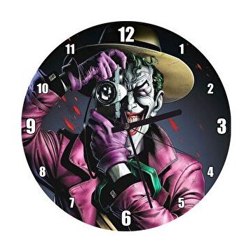 Cakasaat Joker Batman Öldüren Şaka Görseli Duvar Saati